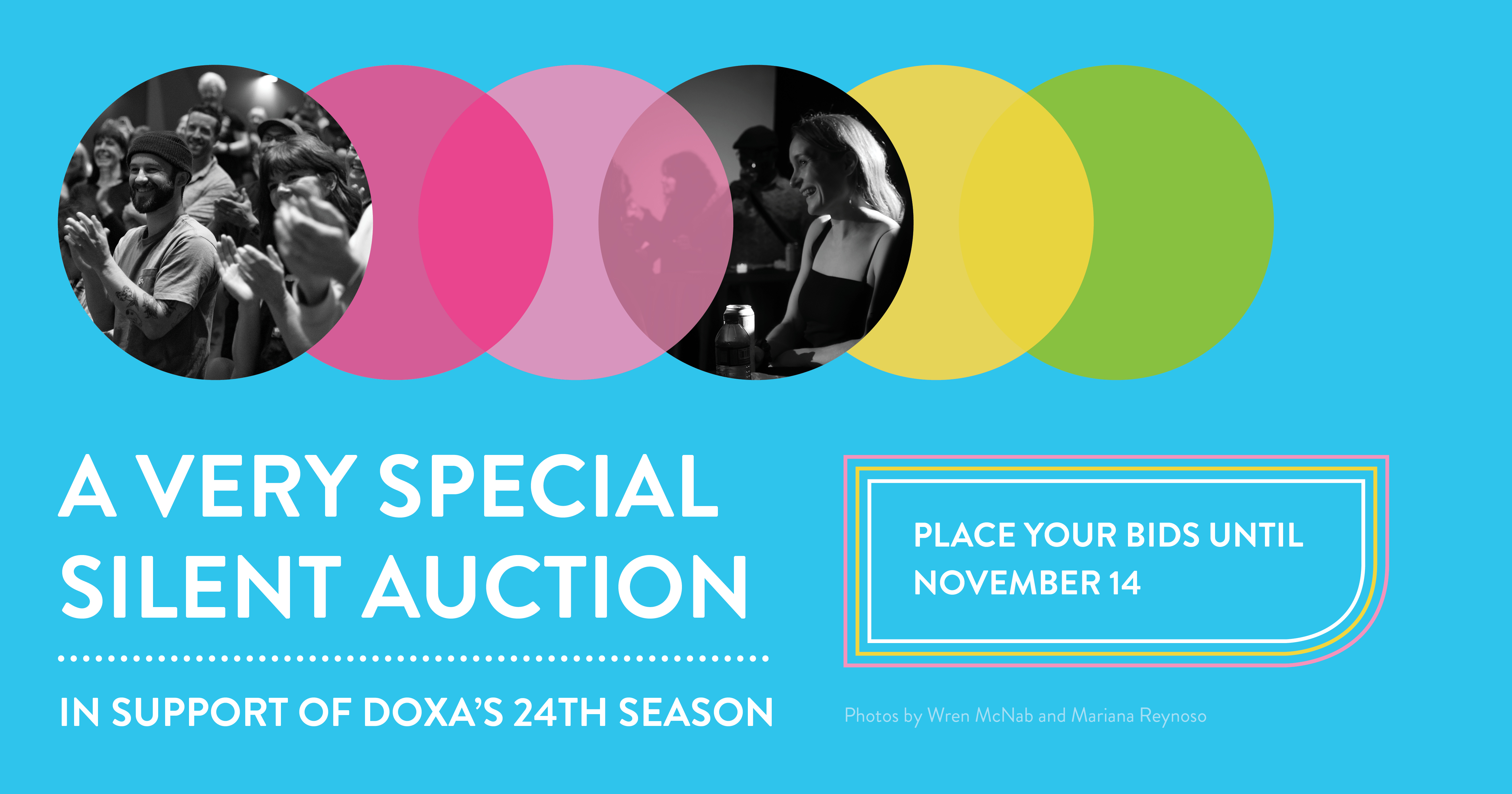 A Very Special Silent Auction in support of DOXA's 24th season | Place Your Bids Until November 14